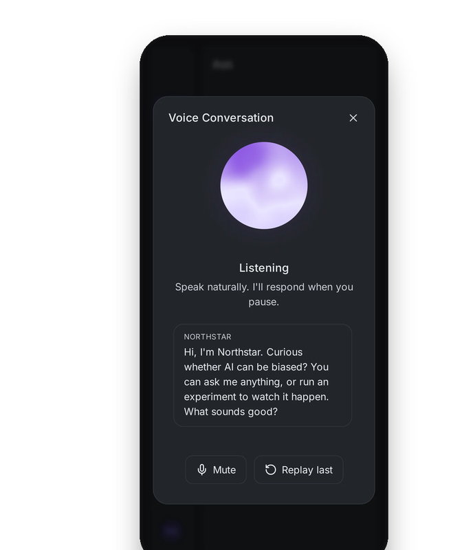 Northstar Voice screens